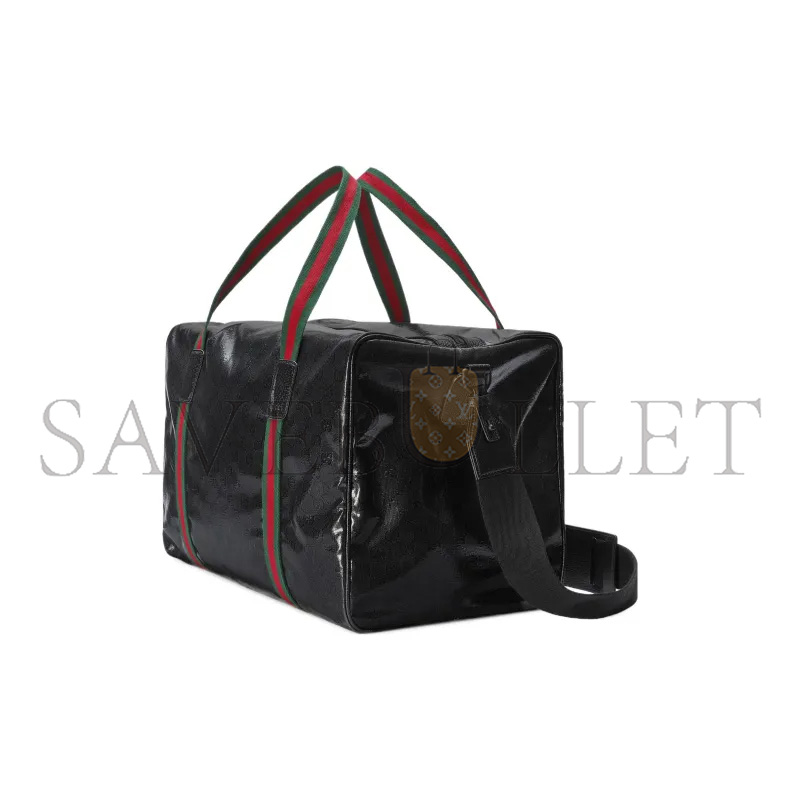 GUCCI MEDIUM DUFFLE BAG WITH WEB 758664 (45.5*29*27cm)